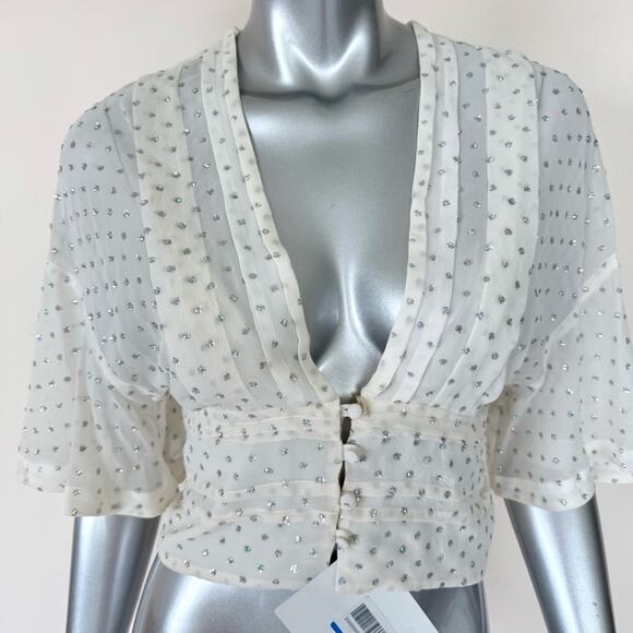 NWT!!! IRO women silk top size 34 FR or XS Retail 350$ - Picture 2 of 8